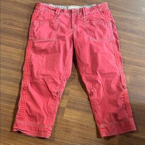Aventura Red Capri Pants